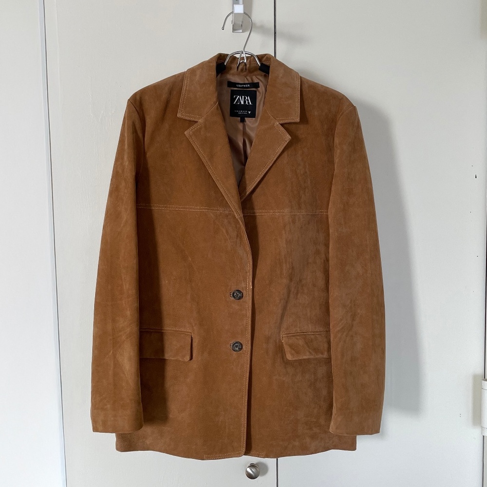 Zara SUEDE BLAZER